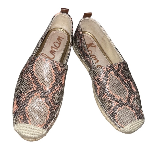 Sam Edelman Khloe Snake Print Espadrilles Slip-On Loafers Women’s Size 7.5 - Picture 2 of 9